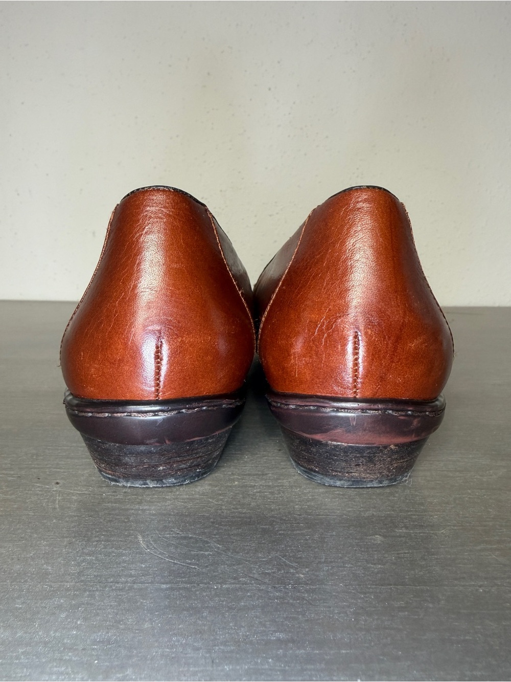 Women’s Sofft Leather Napoli Loafers Grown Leather Shoes Embossed 10M - Picture 8 of 10